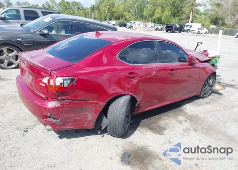 2008 Lexus Is 250 z USA, uszkodzony, nr VIN JTHCK262285024566